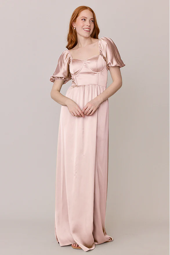 Isabella Satin Dress | Made To Order - Image 14