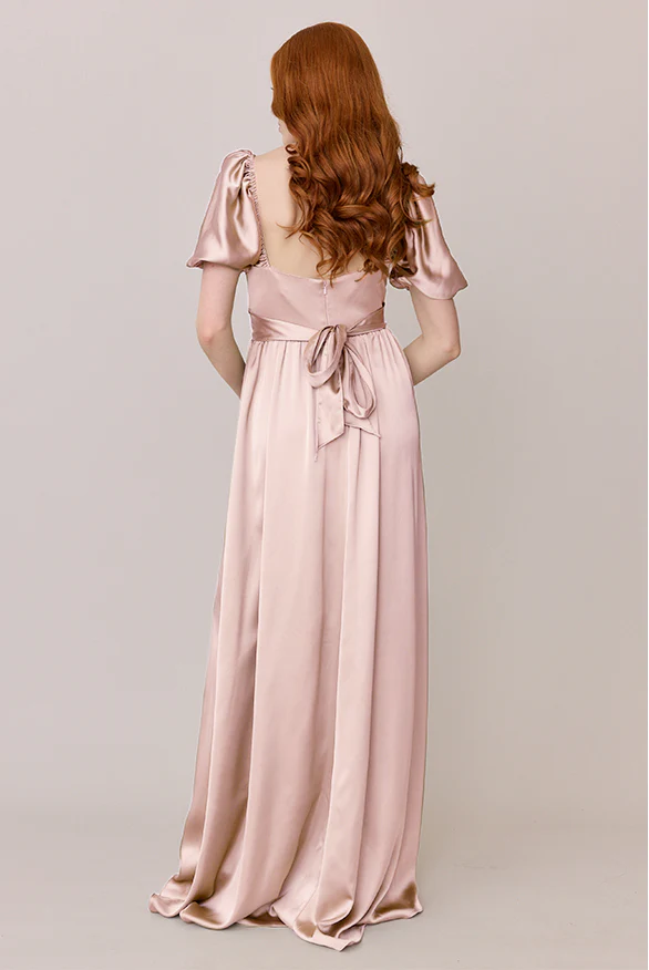 Isabella Satin Dress | Made To Order - Image 15