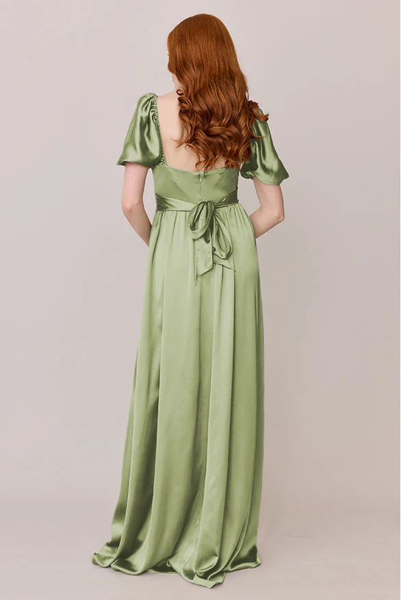 Isabella Satin Dress | Made To Order - Image 161