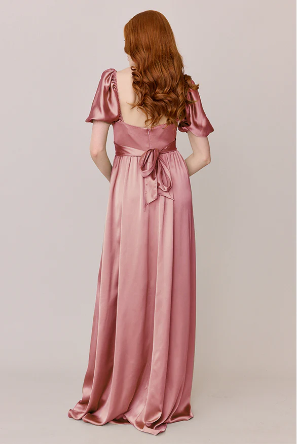 Isabella Satin Dress | Made To Order - Image 17