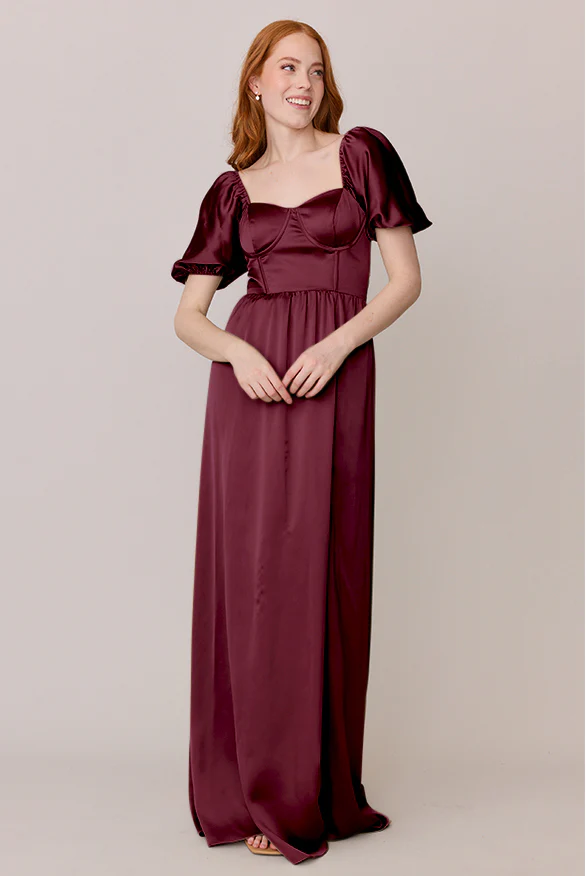 Isabella Satin Dress | Made To Order - Image 18