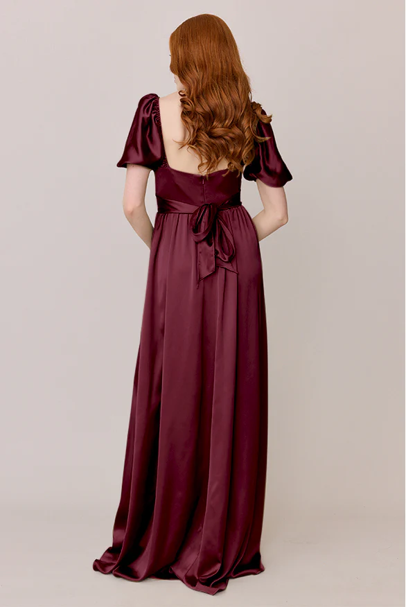 Isabella Satin Dress | Made To Order - Image 19