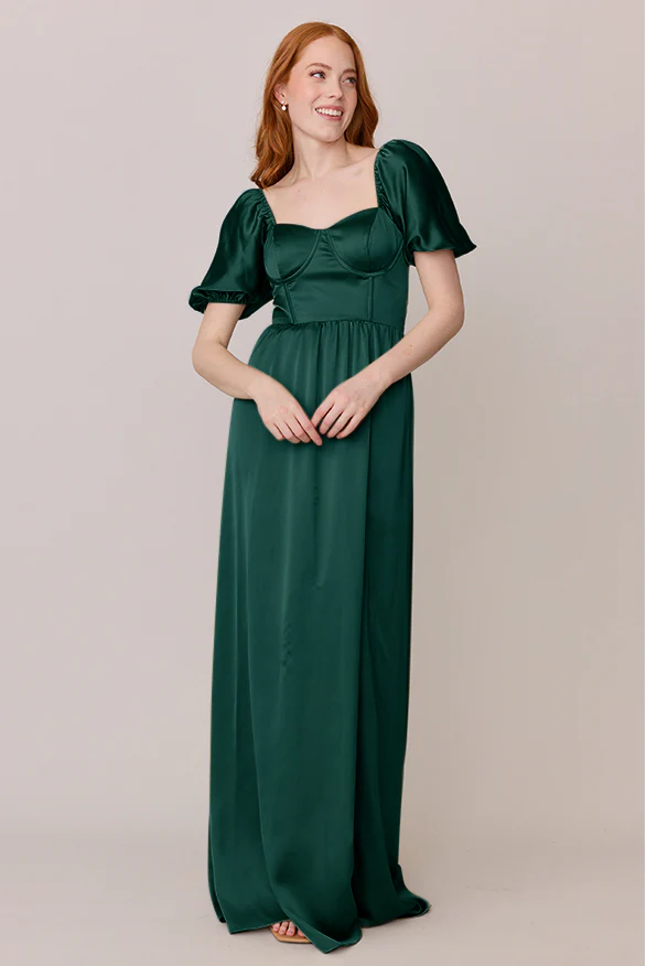 Isabella Satin Dress | Made To Order - Image 34