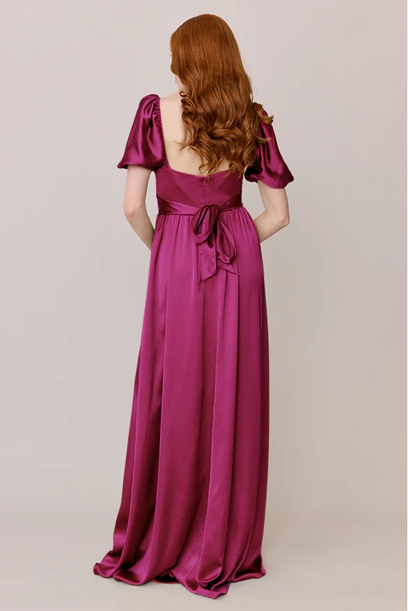 Isabella Satin Dress | Made To Order - Image 41