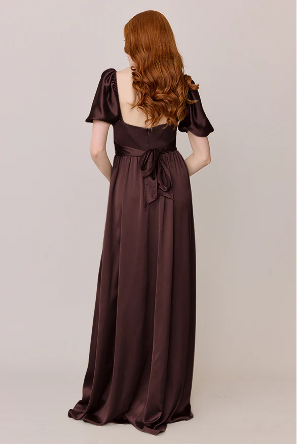 Isabella Satin Dress | Made To Order - Image 59