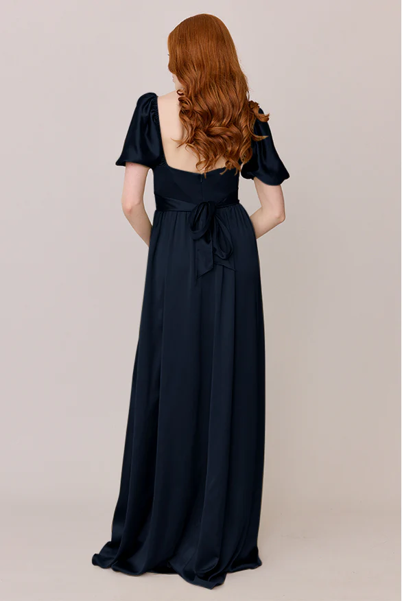 Isabella Satin Dress | Made To Order - Image 67