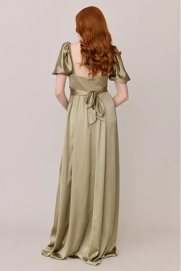 Isabella Satin Dress | Made To Order - Image 93