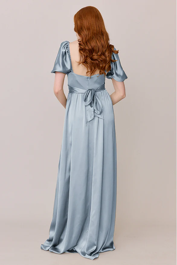 Isabella Satin Dress | Made To Order - Image 95