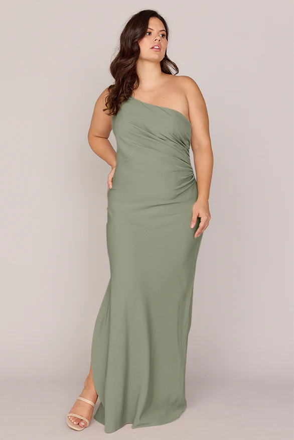 Jade Crepe Dress | Made To Order - Image 113