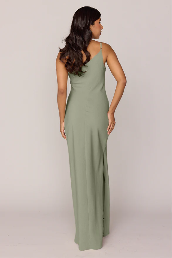 Jade Crepe Dress | Made To Order - Image 116