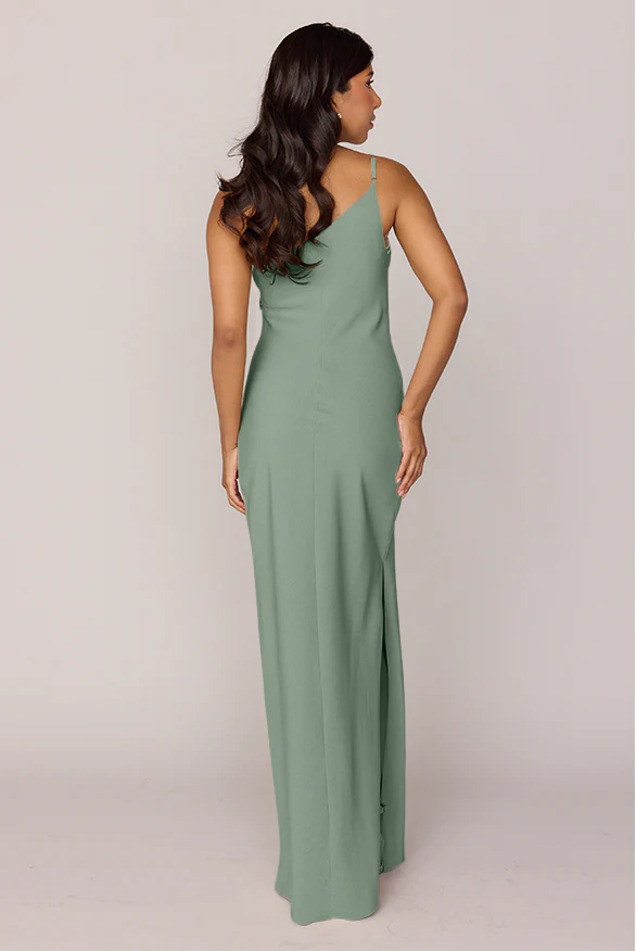 Jade Crepe Dress | Made To Order - Image 154