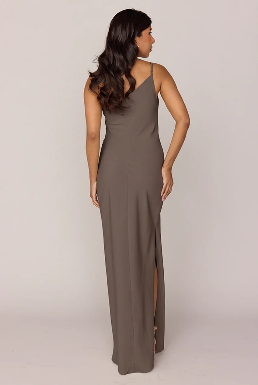 Jade Crepe Dress | Made To Order - Image 181