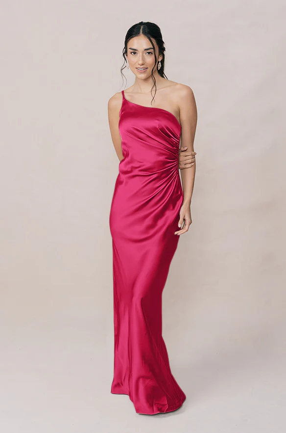 Jade Satin Dress | Made To Order - Image 105