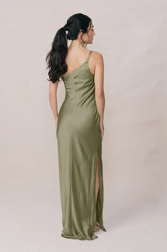 Jade Satin Dress | Made To Order - Image 122