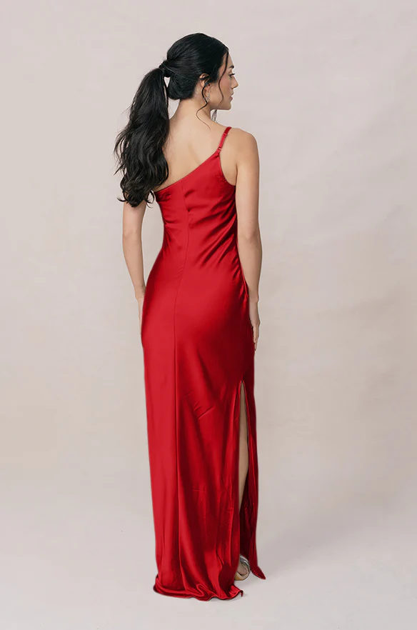 Jade Satin Dress | Made To Order - Image 132