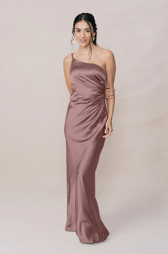 Jade Satin Dress | Made To Order - Image 135