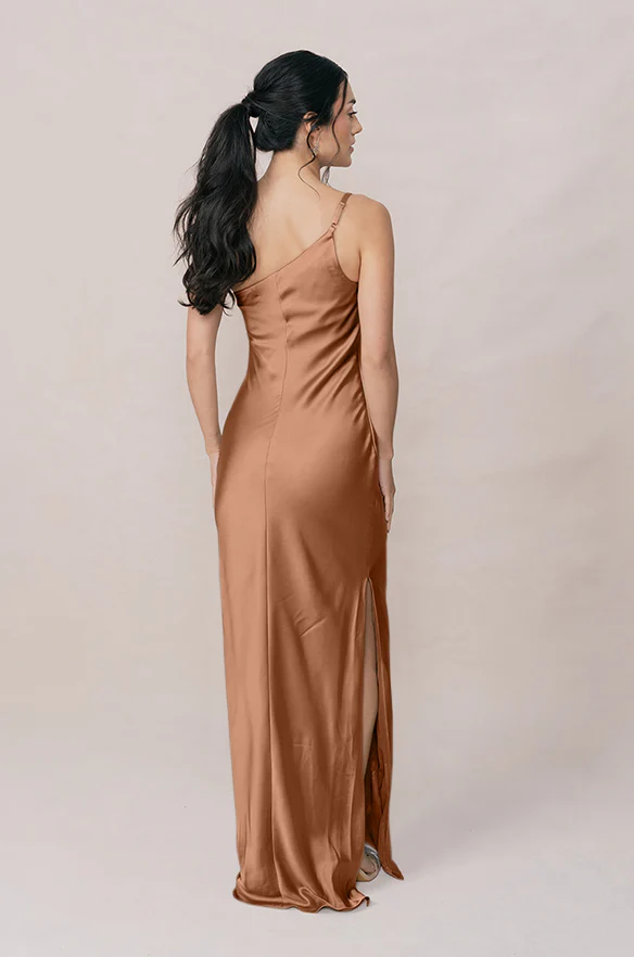 Jade Satin Dress | Made To Order - Image 158