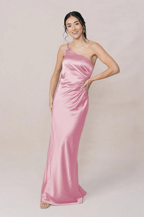 Jade Satin Dress | Made To Order - Image 165