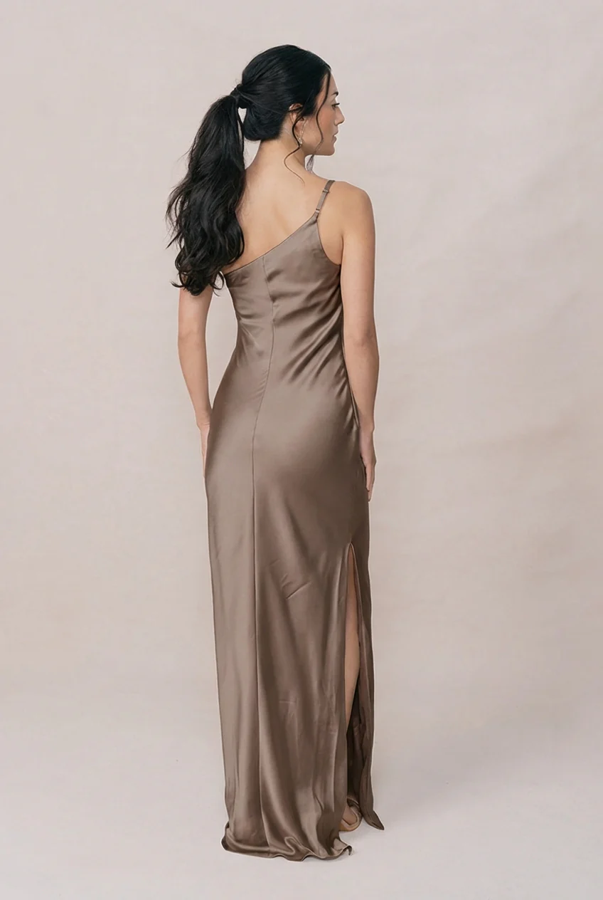 Jade Satin Dress | Made To Order - Image 175