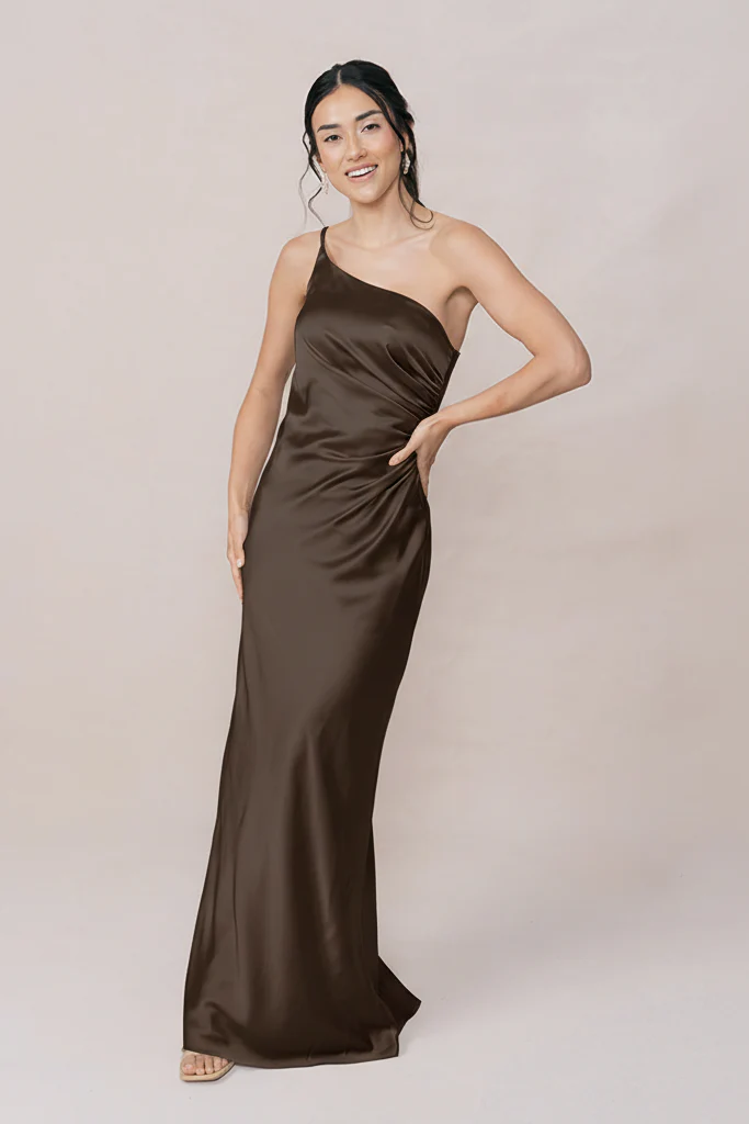Jade Satin Dress | Made To Order - Image 178
