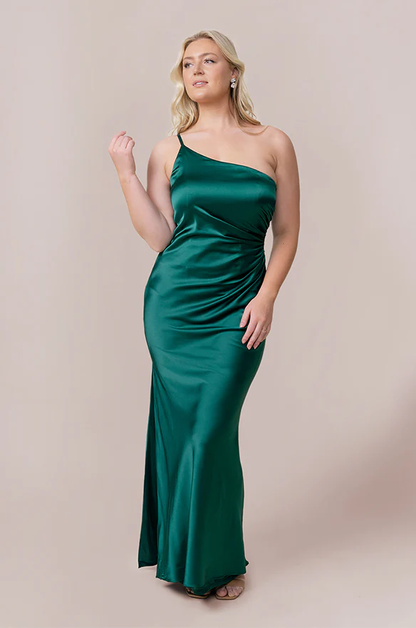 Jade Satin Dress | Made To Order - Image 5