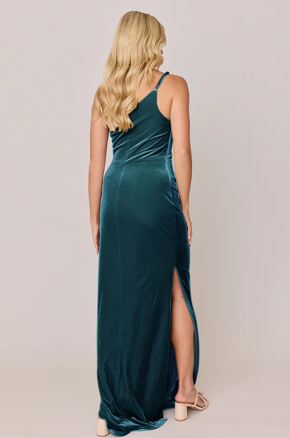 Jade Velvet Dress | Made To Order - Image 17