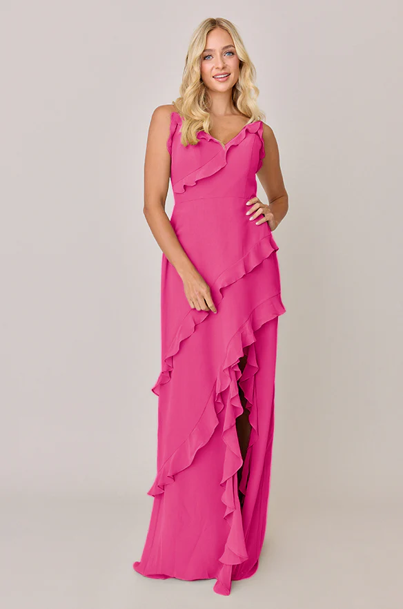 Jules Chiffon Dress | Made To Order - Image 181