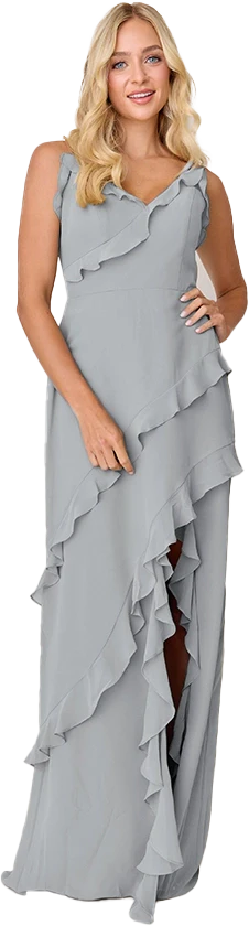 Jules Chiffon Dress | Made To Order - Image 199