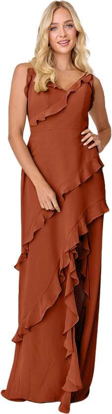 Jules Chiffon Dress | Made To Order - Image 223