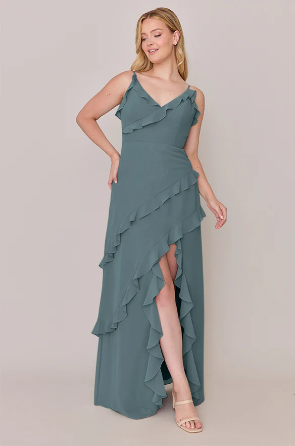 Jules Chiffon Dress | Made To Order - Image 55