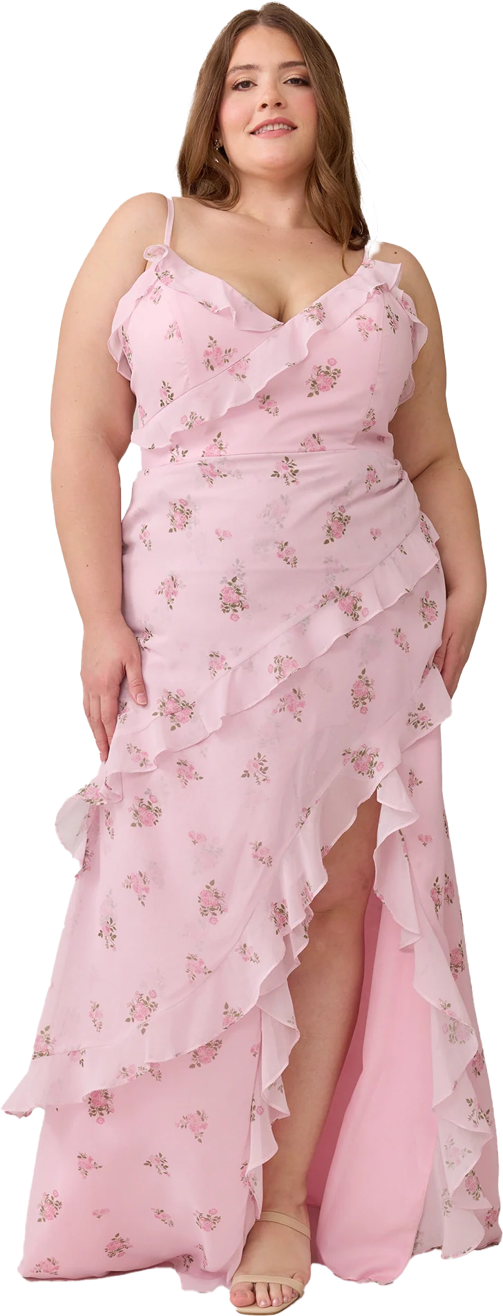 Jules Chiffon Floral Print Dress | Made To Order - Image 12