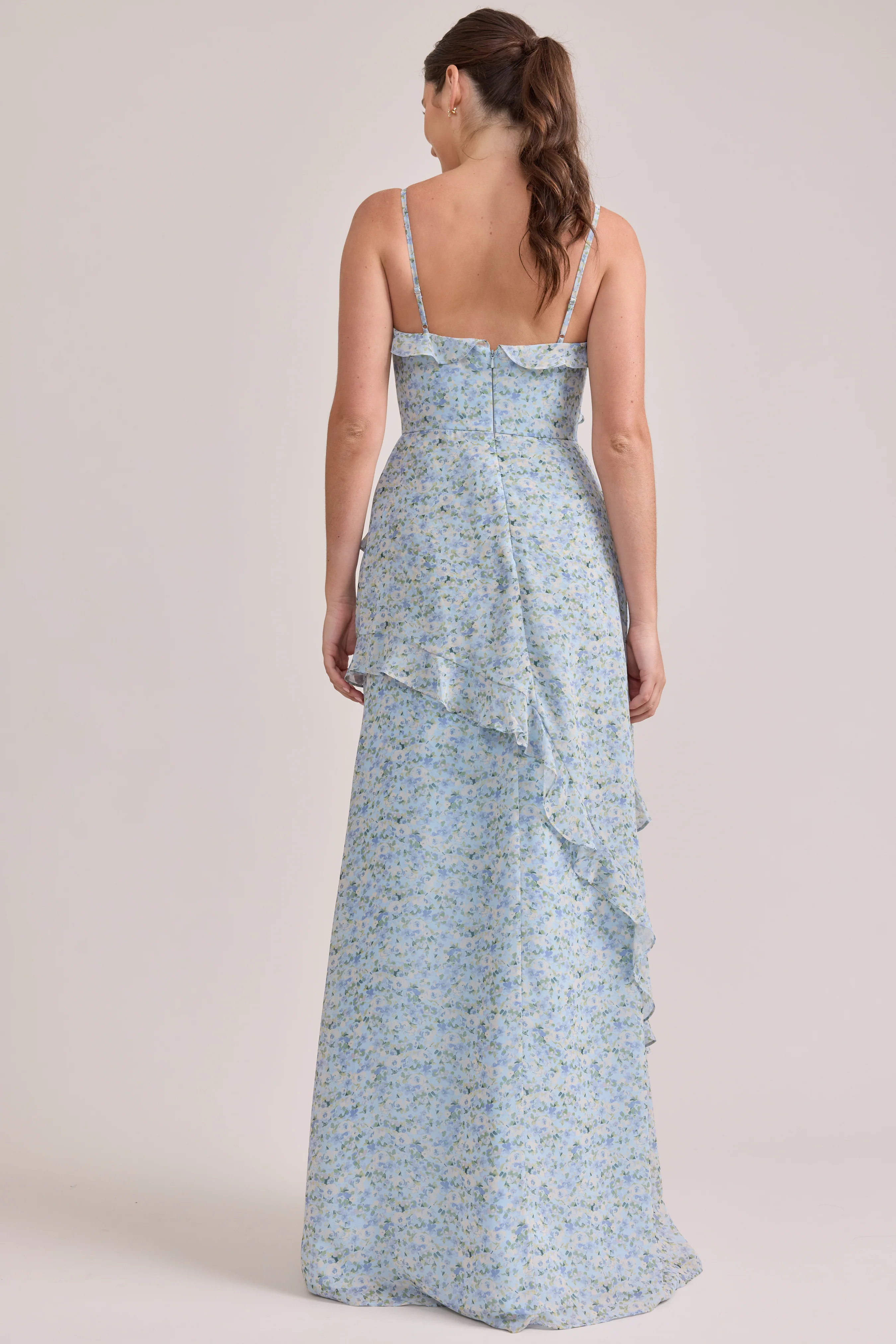 Jules Chiffon Floral Print Dress | Made To Order - Image 26