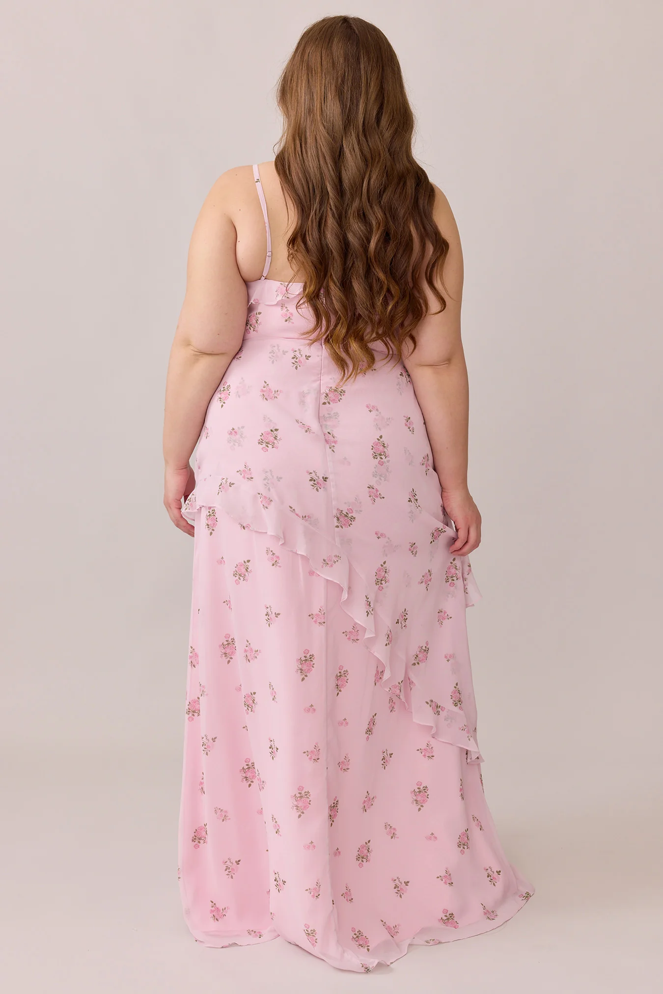 Jules Chiffon Floral Print Dress | Made To Order - Image 8