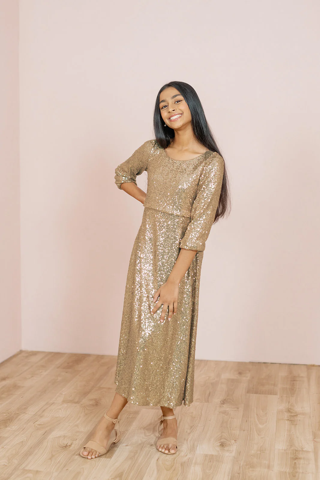 Juniors Addison Sequin Dress | Made To Order - Image 11