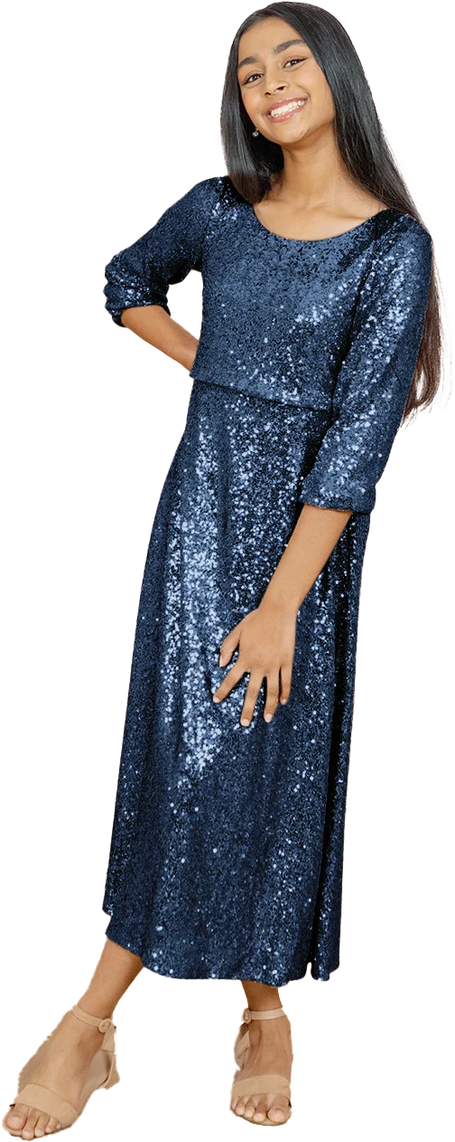 Juniors Addison Sequin Dress | Made To Order - Image 30