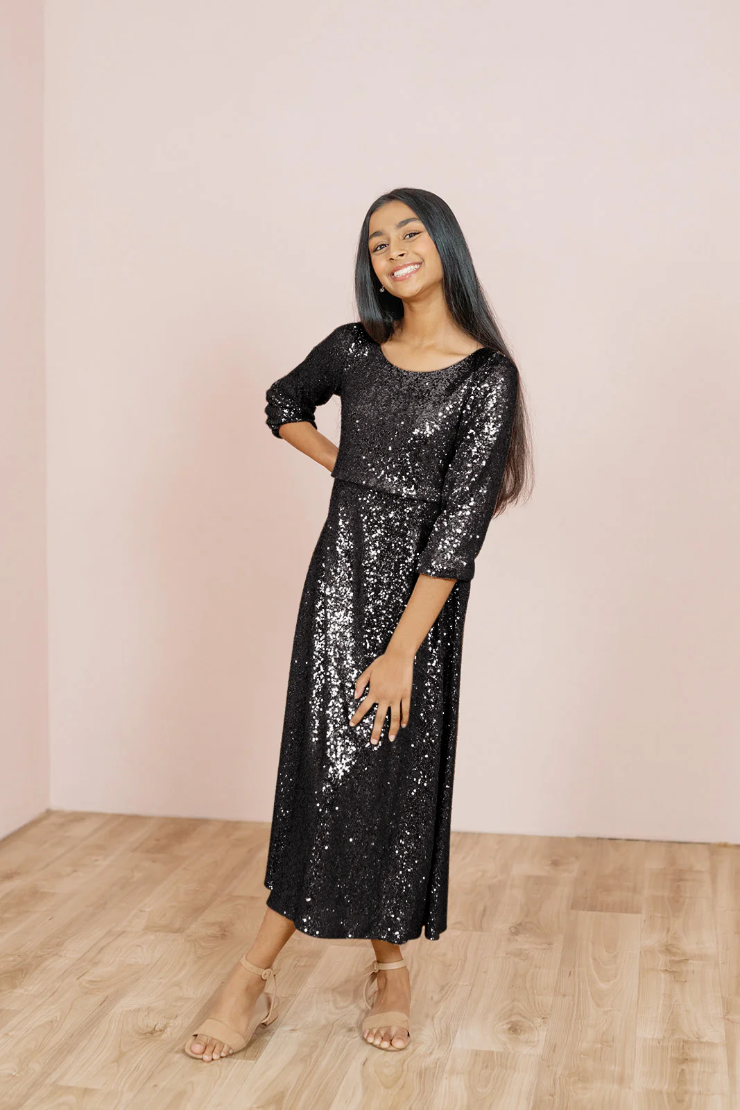 Juniors Addison Sequin Dress | Made To Order - Image 6