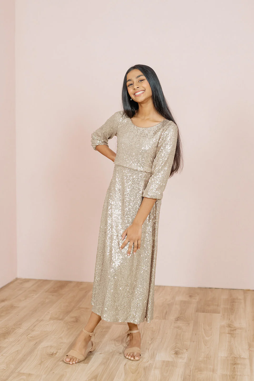 Juniors Addison Sequin Dress | Made To Order - Image 8