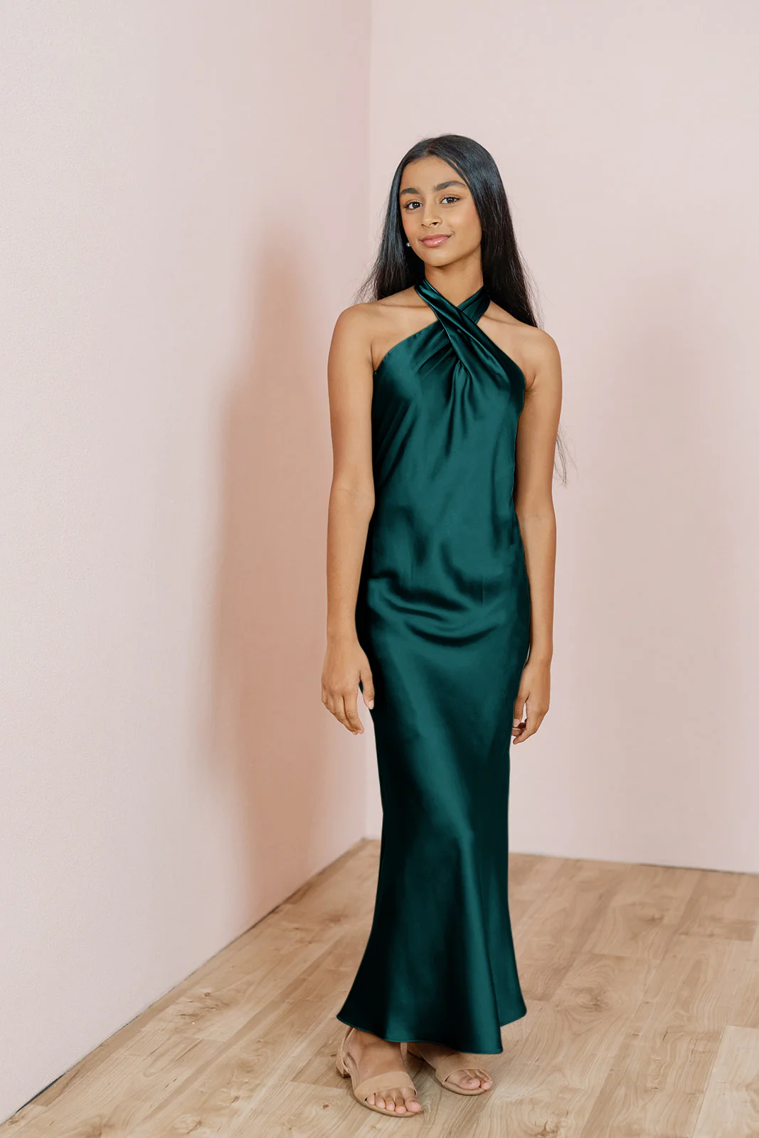 Juniors Athena Satin Dress | Made To Order - Image 27