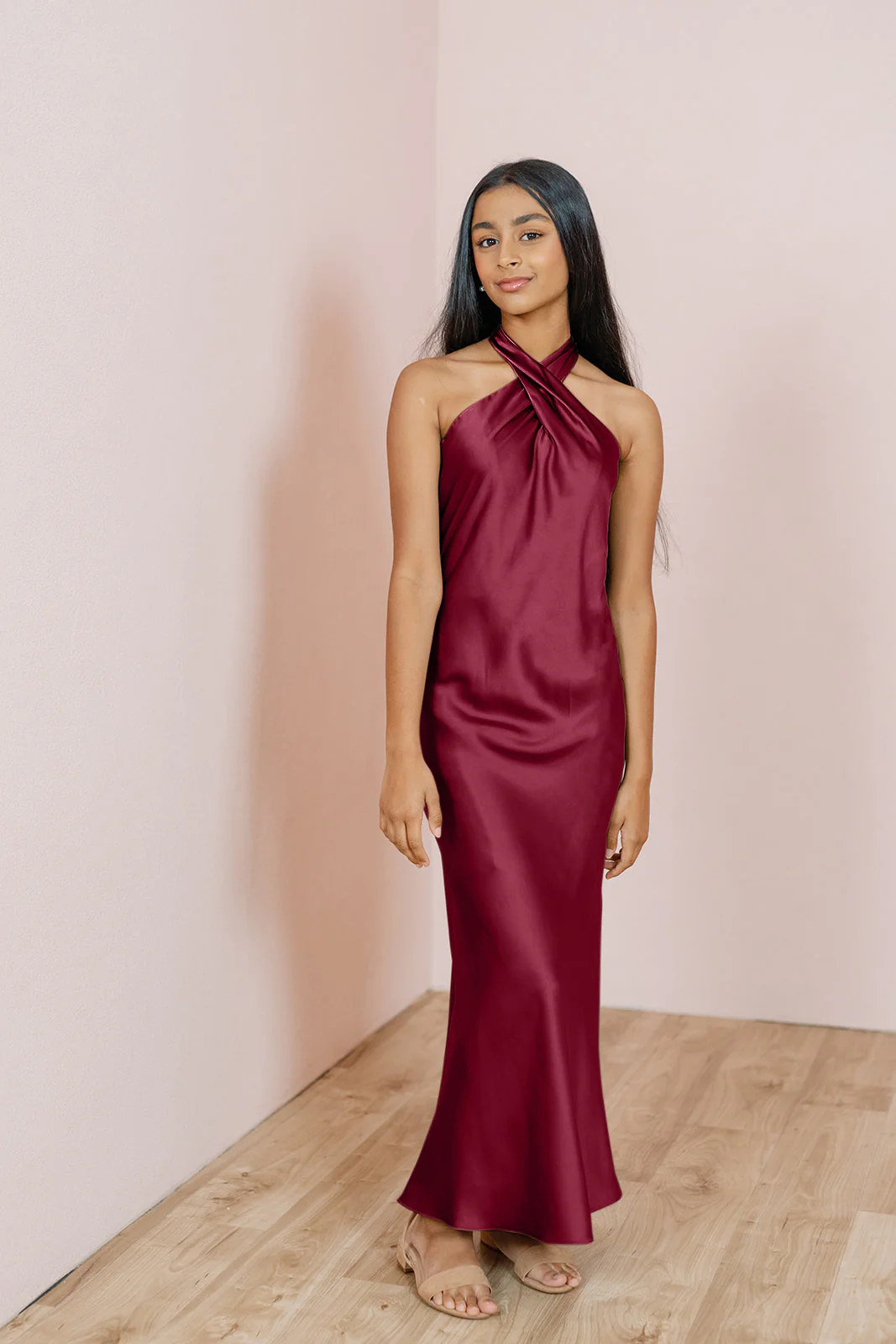 Juniors Athena Satin Dress | Made To Order - Image 41