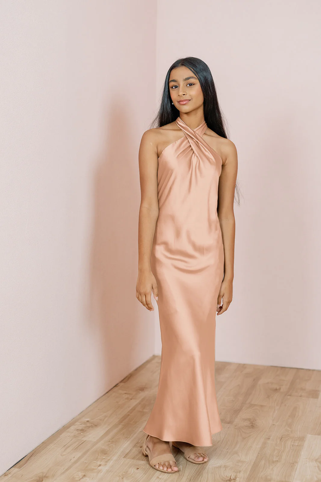 Juniors Athena Satin Dress | Made To Order - Image 50