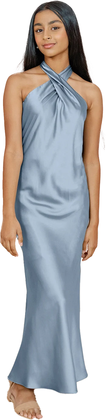 Juniors Athena Satin Dress | Made To Order - Image 66