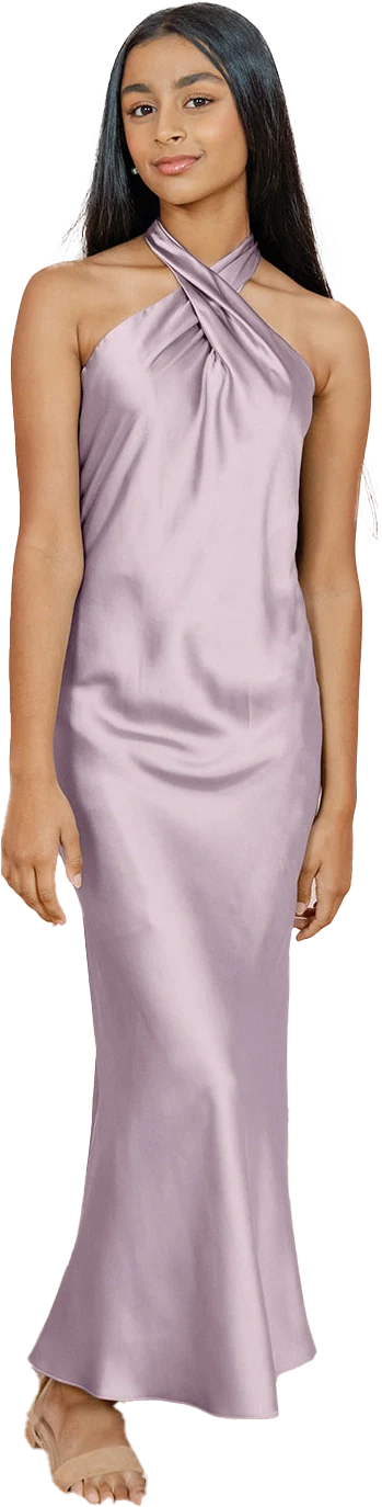 Juniors Athena Satin Dress | Made To Order - Image 72