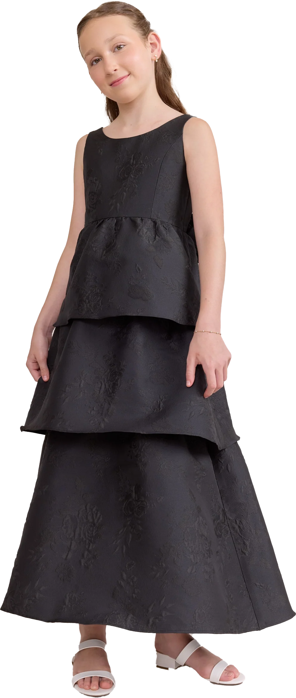 Juniors Georgia Jacquard Dress | Made To Order - Image 14