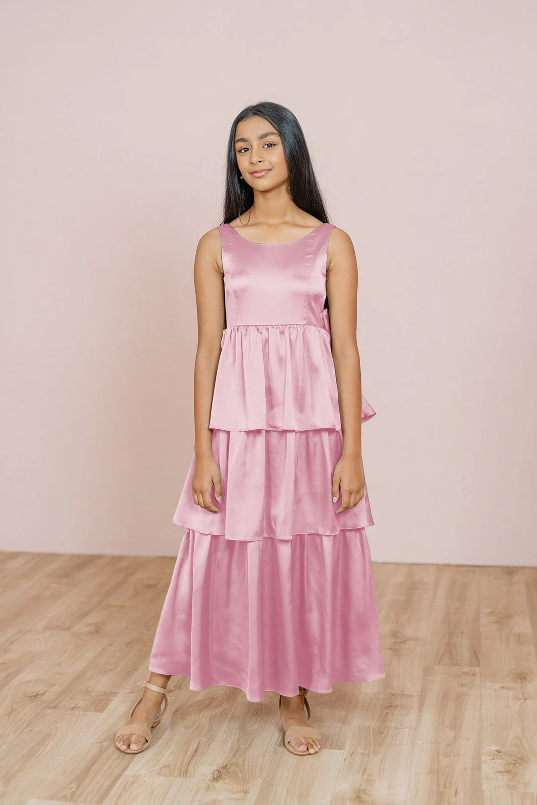Juniors Georgia Satin Dress | Made To Order - Image 106
