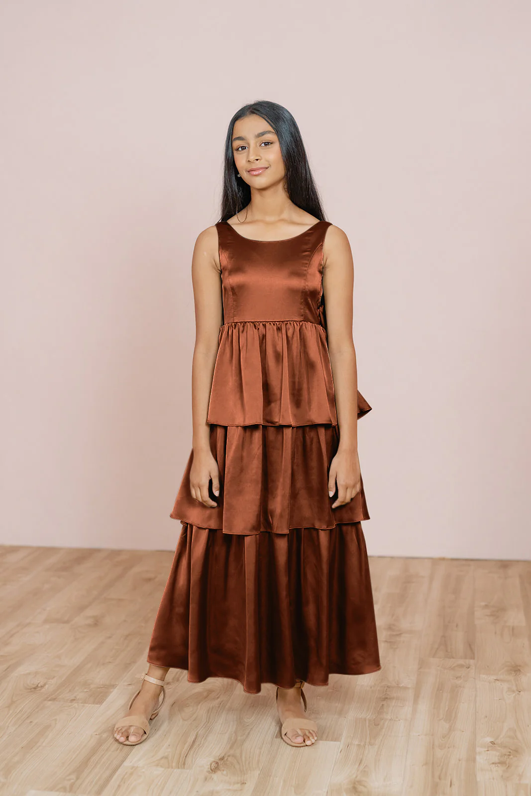Juniors Georgia Satin Dress | Made To Order - Image 19