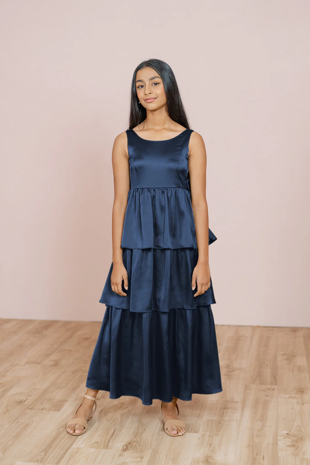 Juniors Georgia Satin Dress | Made To Order - Image 23