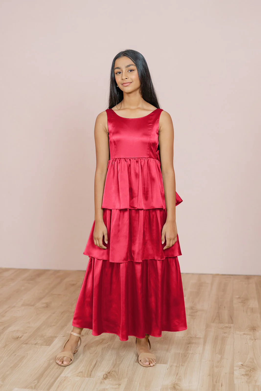 Juniors Georgia Satin Dress | Made To Order - Image 34