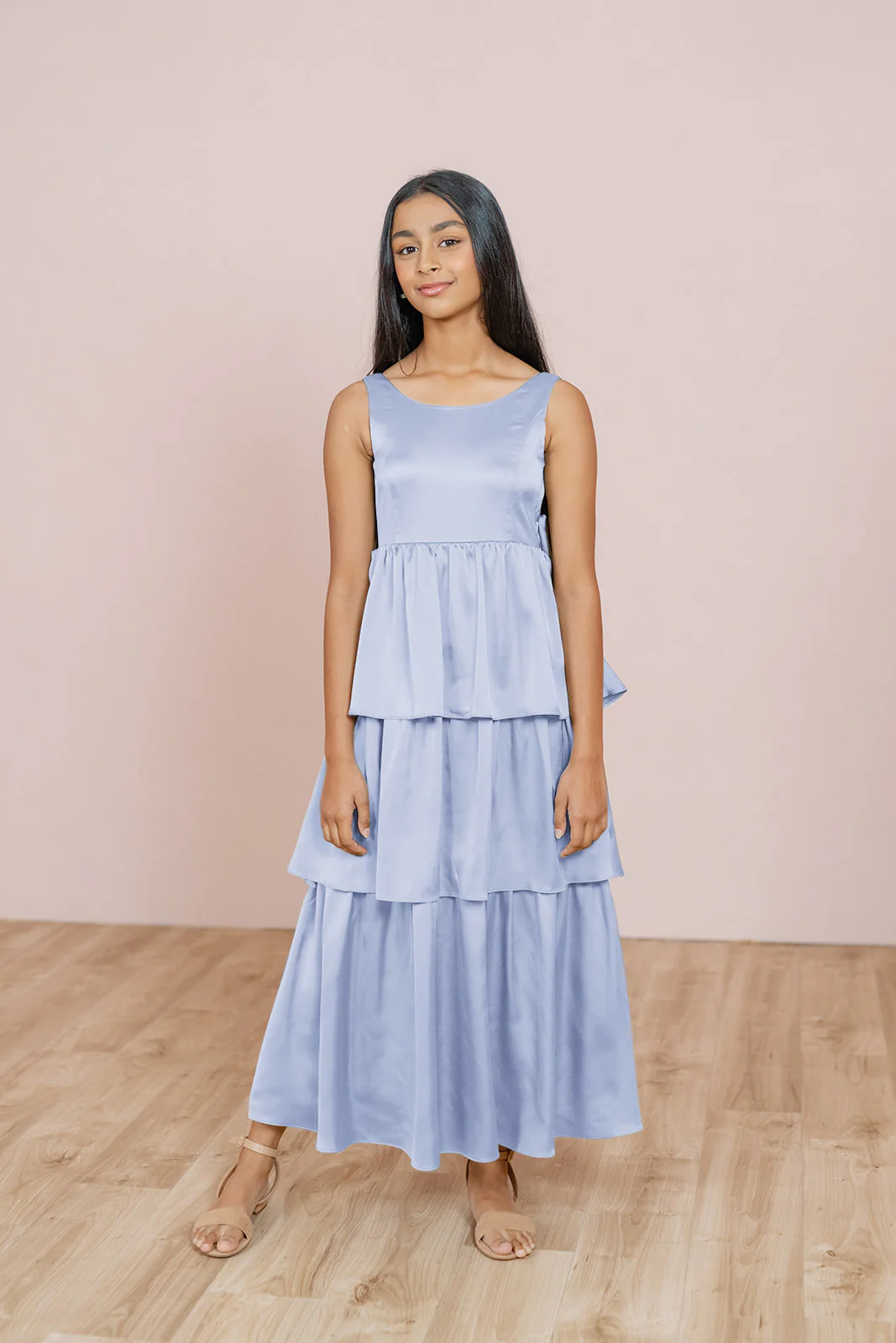 Juniors Georgia Satin Dress | Made To Order - Image 51