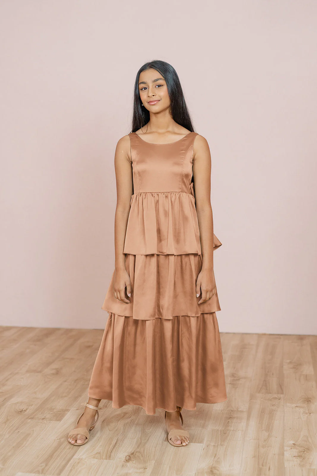 Juniors Georgia Satin Dress | Made To Order - Image 52