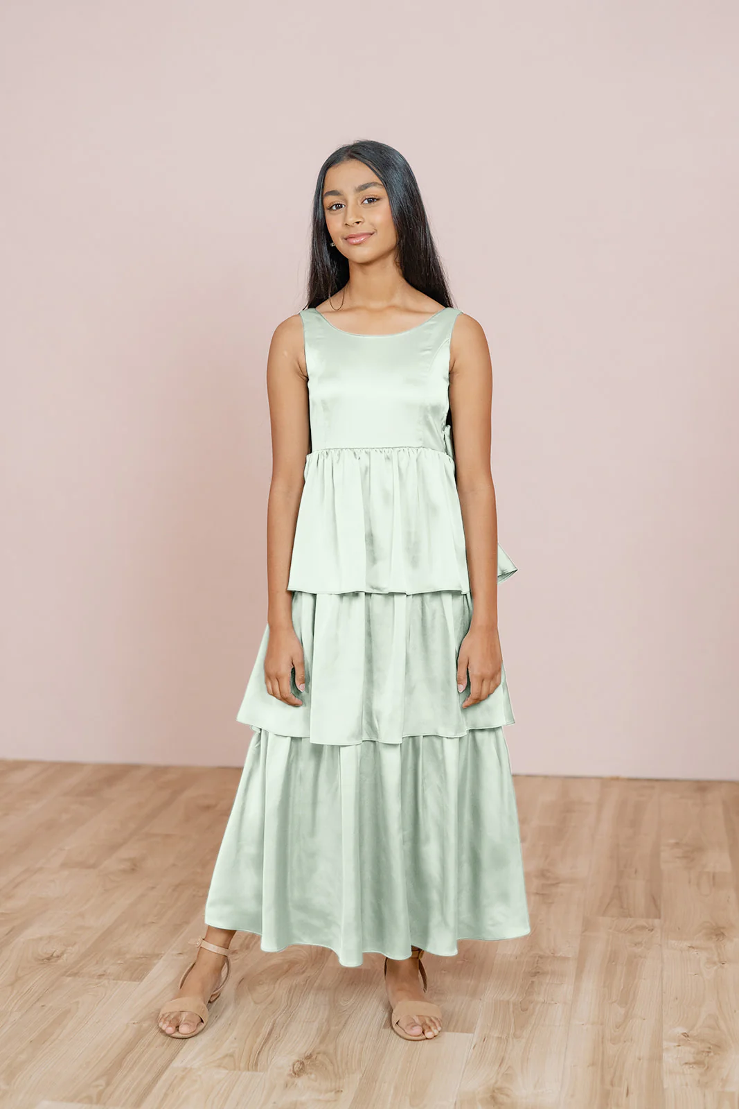 Juniors Georgia Satin Dress | Made To Order - Image 53